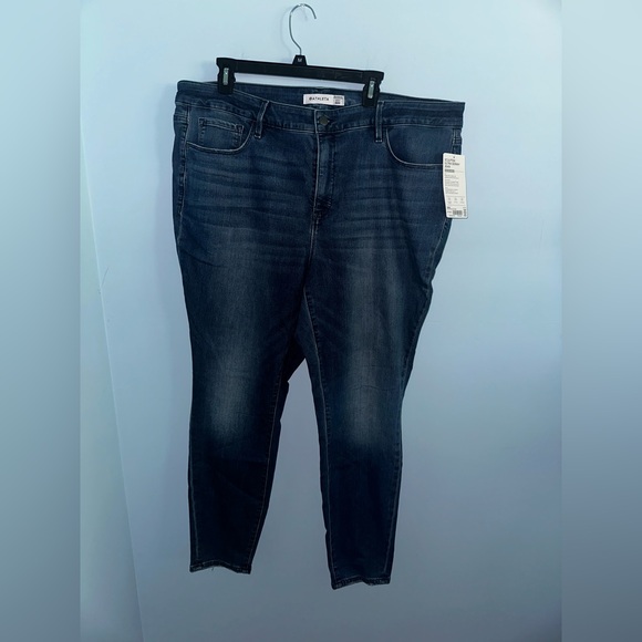 Athleta Sculptek Ultra Skinny Jean Denim New With Tags Size 22X Plus